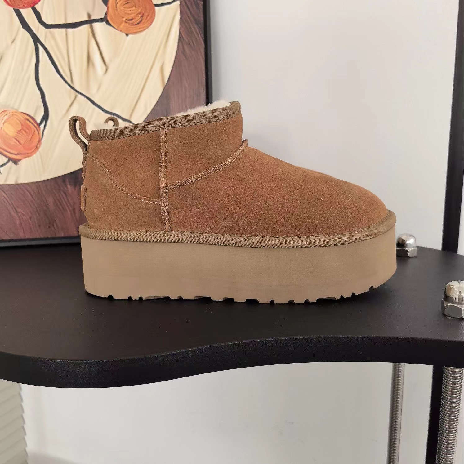 Sangpo Snow Boots for Women, thick-soled 2025 new style, fashionable, versatile, simple short boots, warm, 5 cm cotton shoes, Mera pic 17