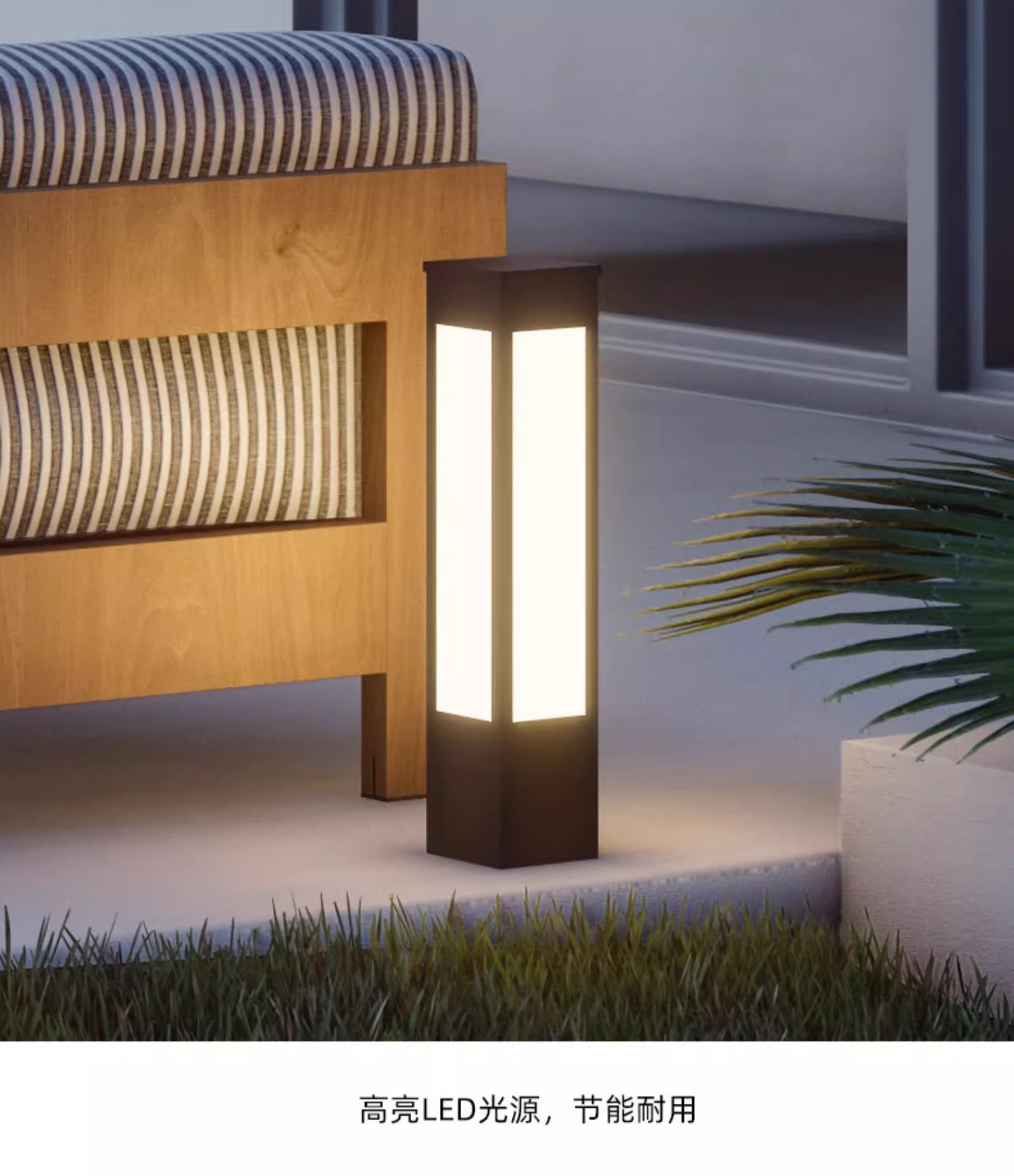 不锈钢户外景观灯柱小区路灯别墅花园庭院灯公园防水高杆灯草坪灯详情24