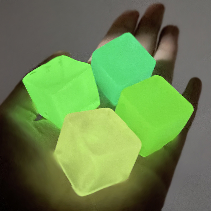 Wholesale of best-selling creative TPR educational wet soft block Tofu Kneading Fun Glow-in-the-dark ice Cube Kneading Fun stress-relieving toys pic 3