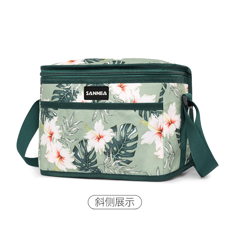 SAN Neng Cross-border thickened lunch bag, hand-held outdoor ice pack, new insulated bag, large capacity lunch box bag, picnic ice pack pic 23