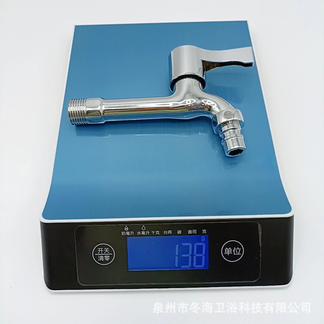 厂家直供外贸跨境款电镀工程款洗手盆拖布池洗衣机快开单冷水龙头详情24