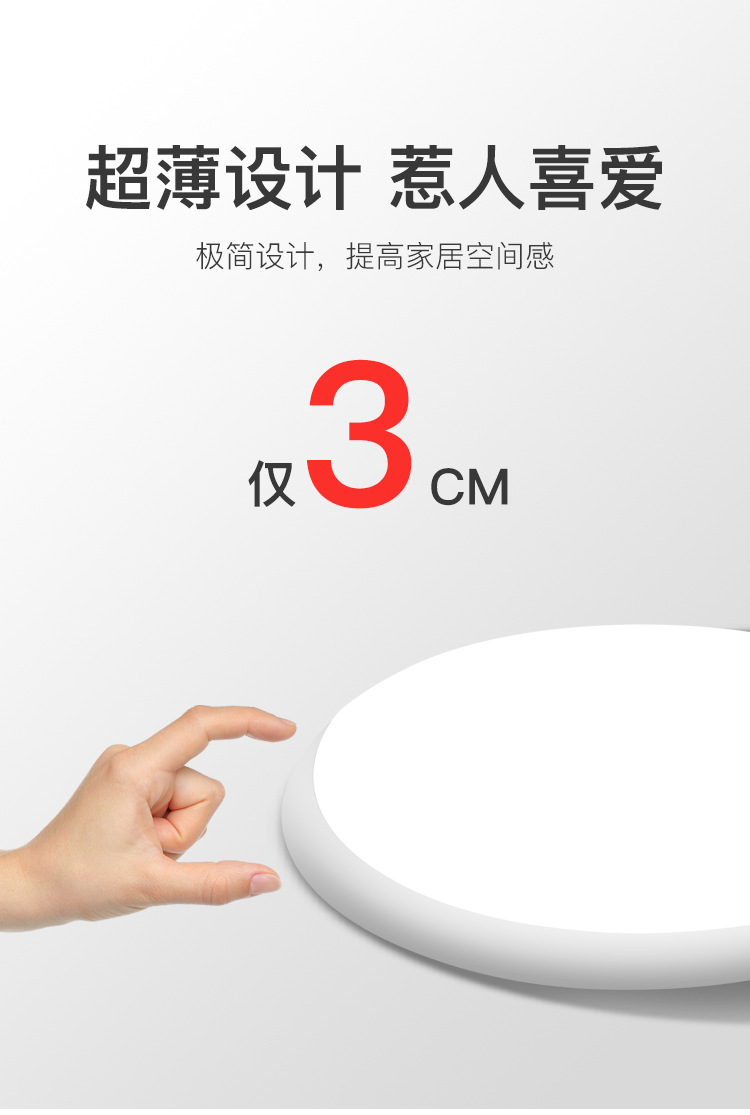 Special offer bedroom ceiling lights, modern and simple eye-protecting three-proof lights, balcony corridor lights, 2025 new style wholesale lighting fixtures pic 7