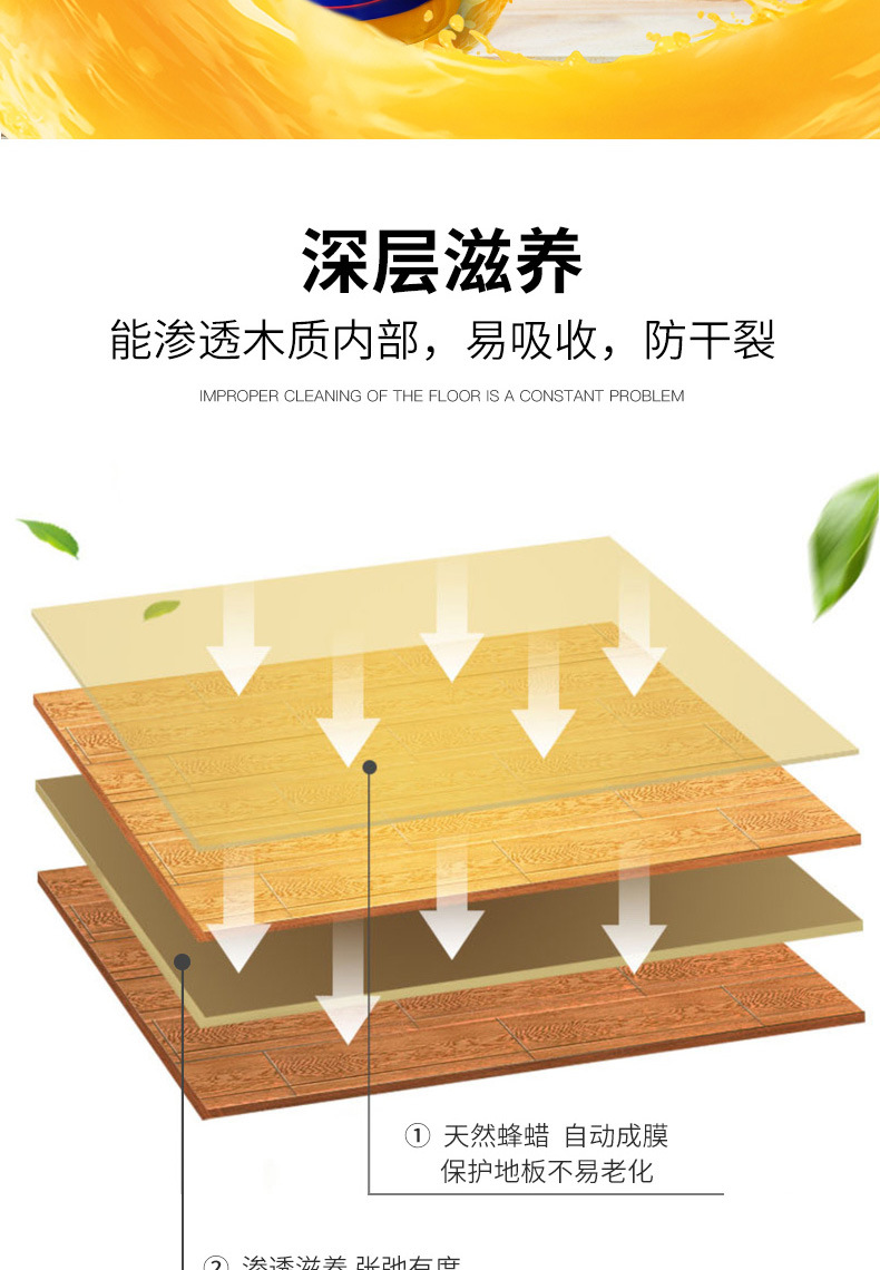 木地板保养蜡红木家具护理蜡家具养护光亮上色抛光护理蜡跨境批发详情5