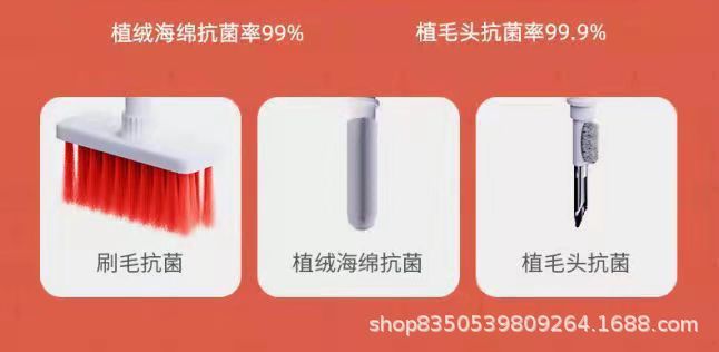 Best-selling all-in-one earphone cleaning pen, keyboard, earphone and computer cleaning and maintenance all-in-one cleaning pic 5