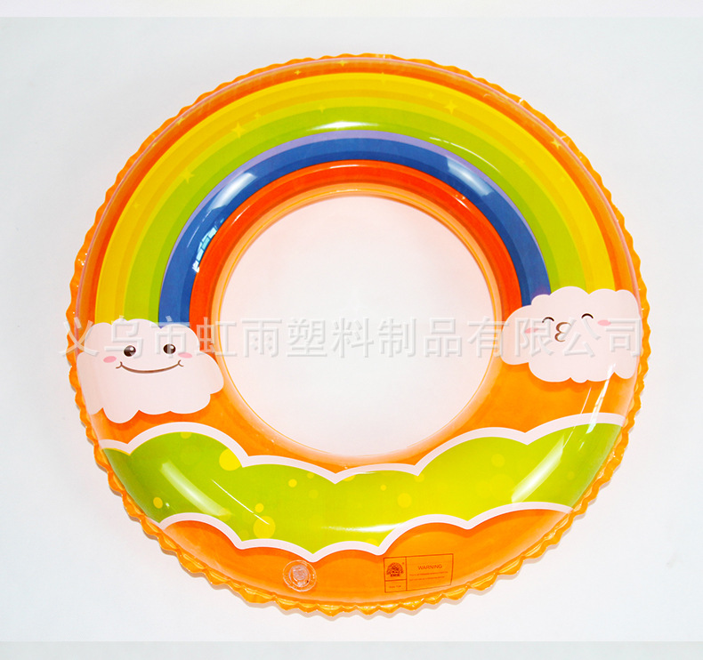 虹雨新品儿童充气游泳圈可爱卡通云朵游泳圈PVC救生圈腋下圈批发详情10