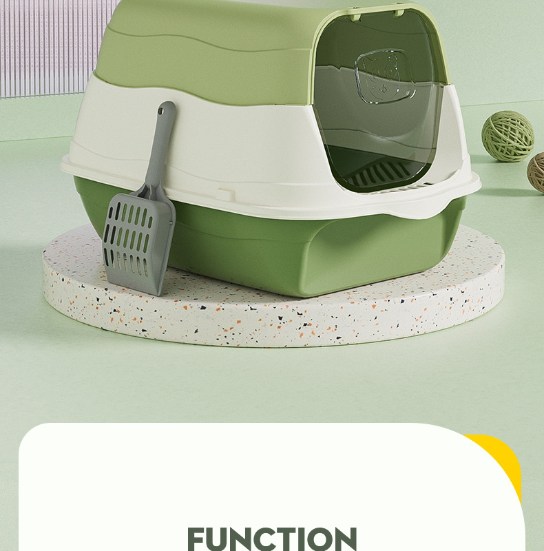 超大号猫砂盆消毒防臭全封闭式猫厕所猫砂盆子特大号防外溅批发详情3