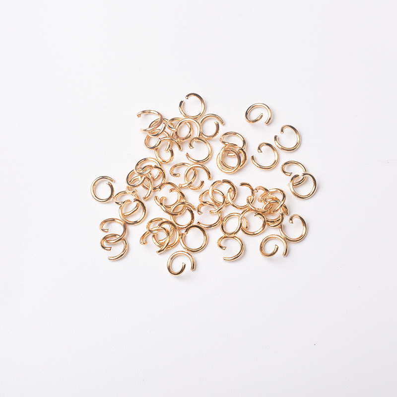 Cross-border exclusive supply of open rings, hanging rings, single rings, hand-connected rings, jewelry accessories, connecting rings, iron rings, open rings wholesale pic 5