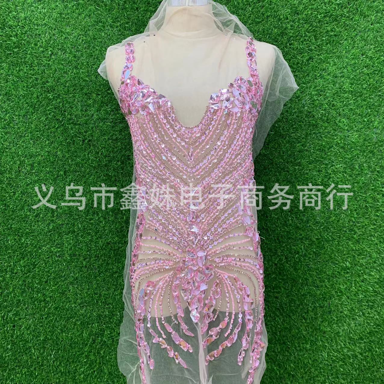 纯手工超大奢华亮片烫钻重工花片服装装饰配件详情12