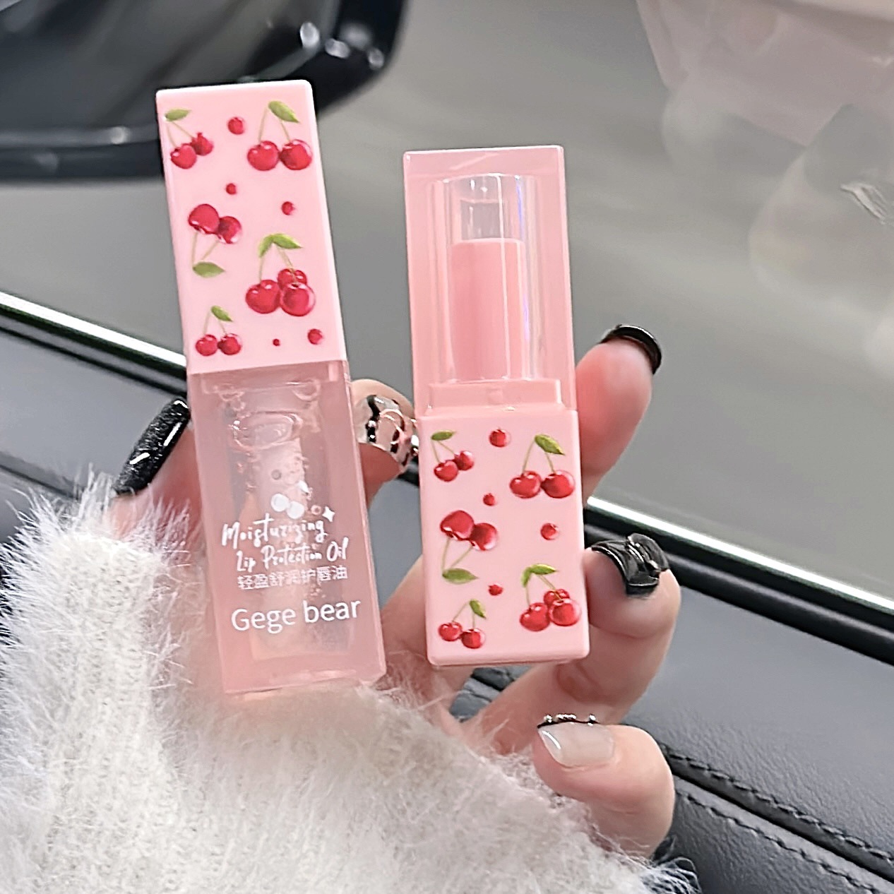 Gege bear Light, Soothing and Tender Lip Set Moisturizing and Hydrating Colorless Lipstick Base pic 4