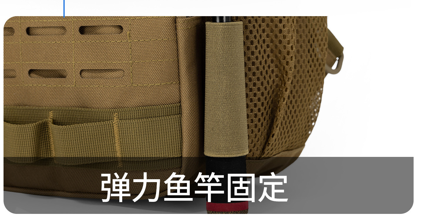 新款激光切割单肩包户外旅行斜挎包运动骑行小包多功能战术弹弓包详情10