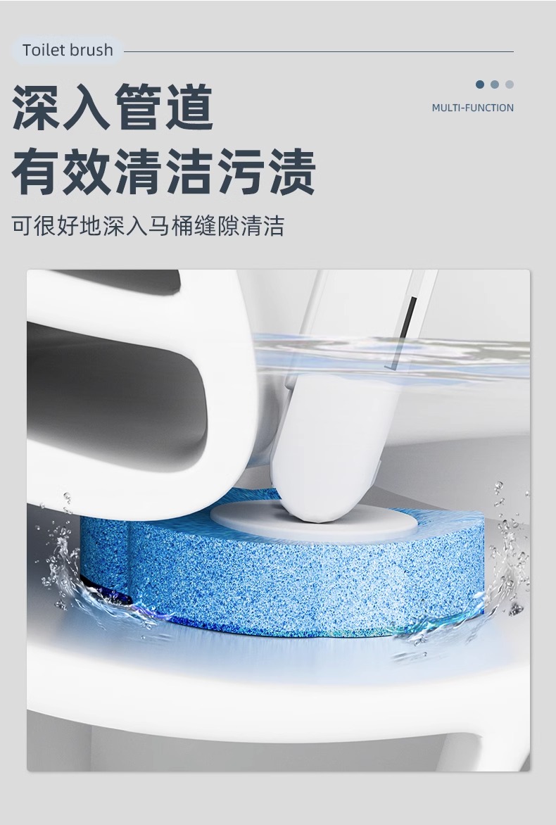 厕所马桶刷子一次性马桶刷子壁挂式可抛家用卫生间免洗替换片刷选详情7