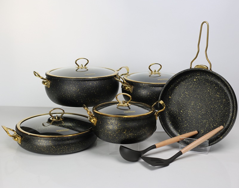 11pcs Turkish-style Granite Nonstick cookwarese pic 1