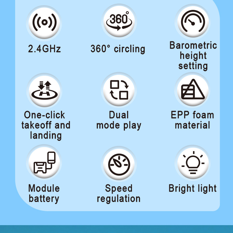 2.4G remote-controlled foam aircraft, gravity-sensing helicopter, roll stunt remote-controlled aircraft, long-range unmanned aerial vehicle pic 6