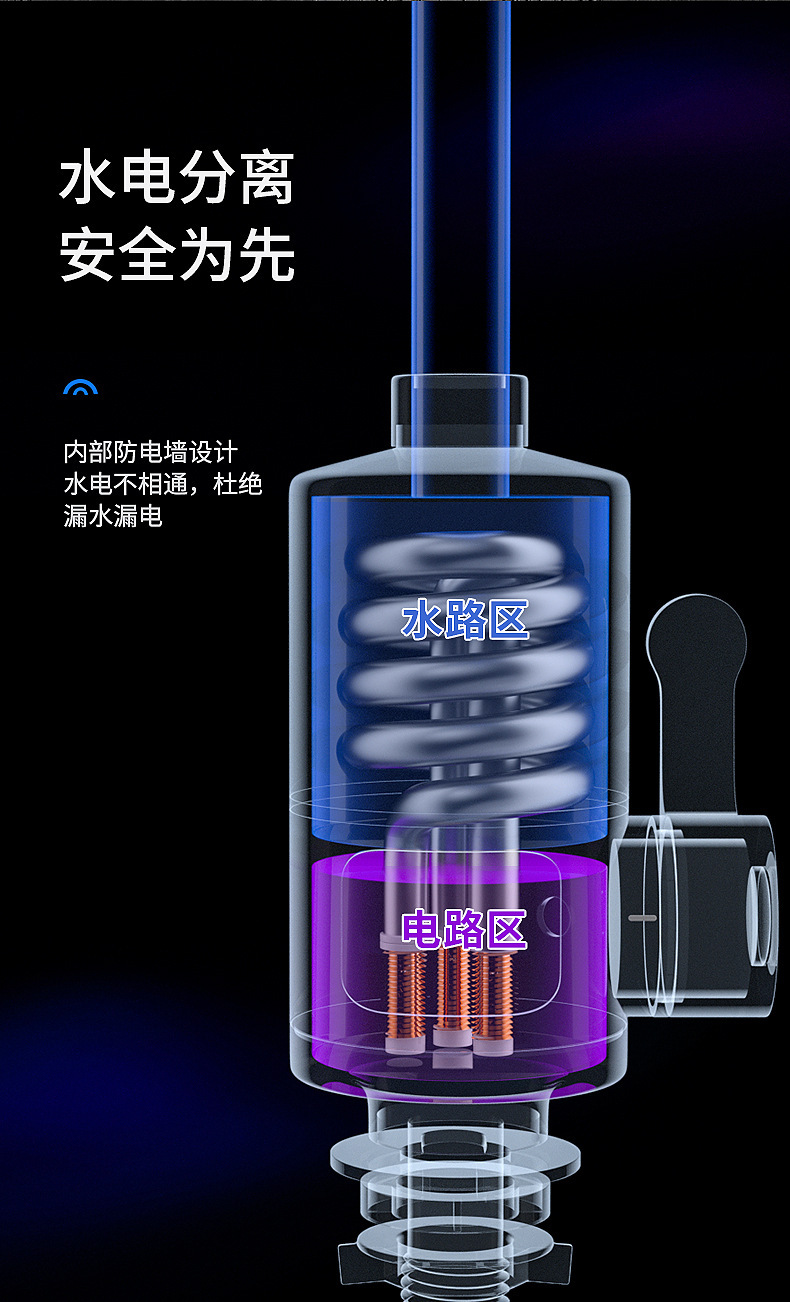 家用电热水龙头数显快速加热水龙头即热式厨房三秒速热小厨宝跨境详情12
