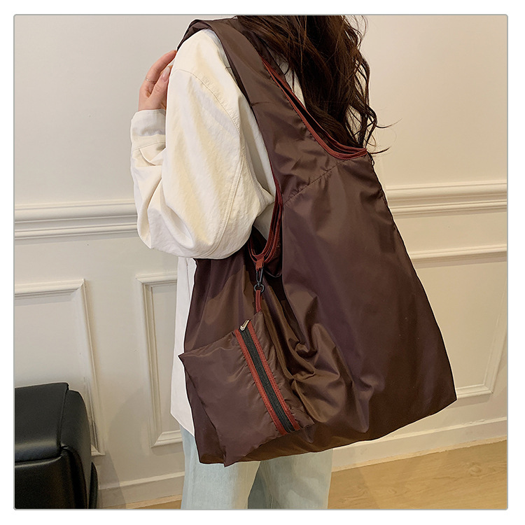 2026新款韩版折叠购物袋大容量收纳袋防水超市手提托特包环保布袋详情21