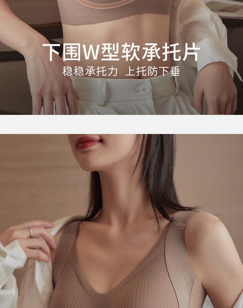 双重提拉大码内衣女士大胸显小无钢圈文胸聚拢侧收副乳防下垂胸罩详情4