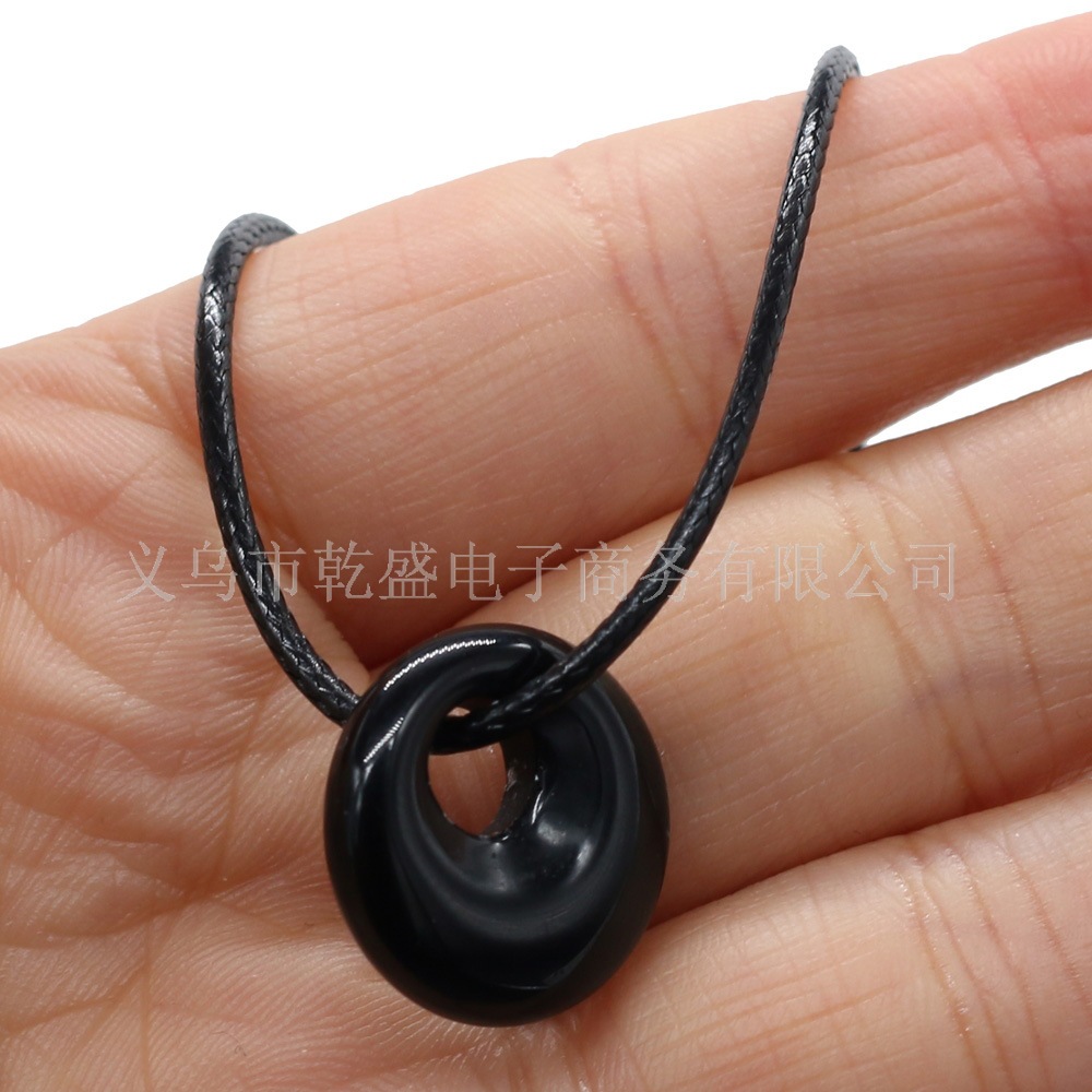 Exquisite natural stone semi-precious stone beads, large-hole beads, DIY jewelry accessories, handcrafted necklaces, wholesale pic 18