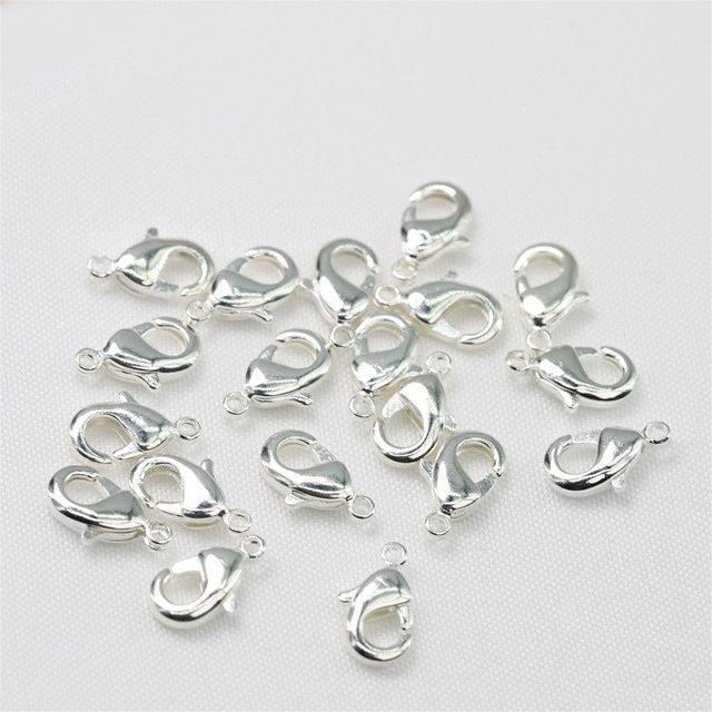 diy饰品901902纯铜镀18K真金包金保色龙虾扣水滴弹簧扣串珠配件详情10