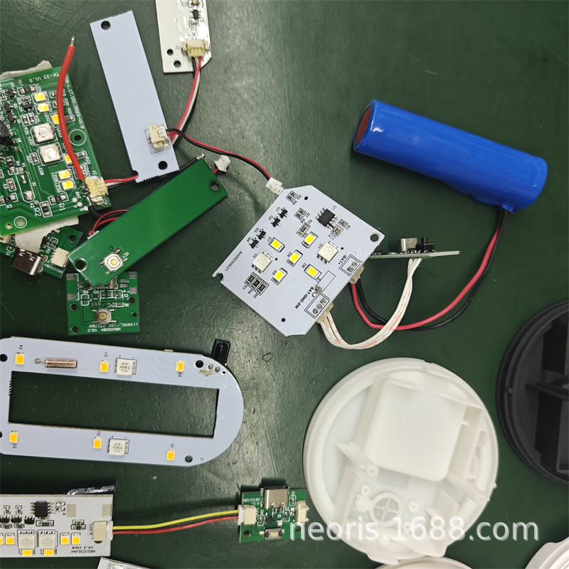 爆款led硅胶氛围拍拍灯底座七彩小夜灯灯头 USB灯灯座工厂拍拍灯详情7