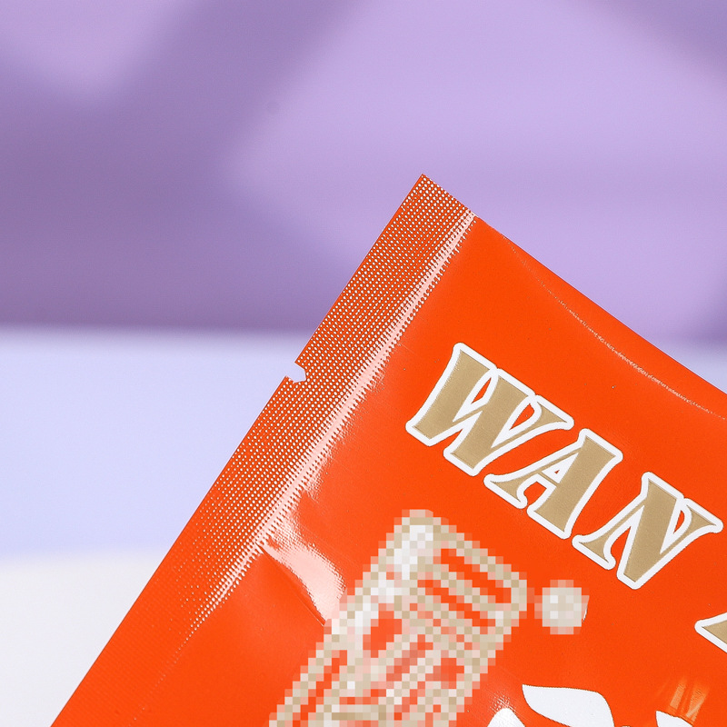 Plastic food packaging bags are designed as self-standing and self-sealing bags, three-sided sealed aluminum foil bags, composite roll film vacuum zipper bags pic 18