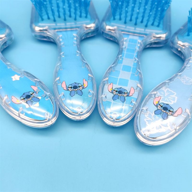 史迪仔儿童美发梳可爱卡通KT猫三丽欧气垫流沙梳气囊梳可挑款详情5