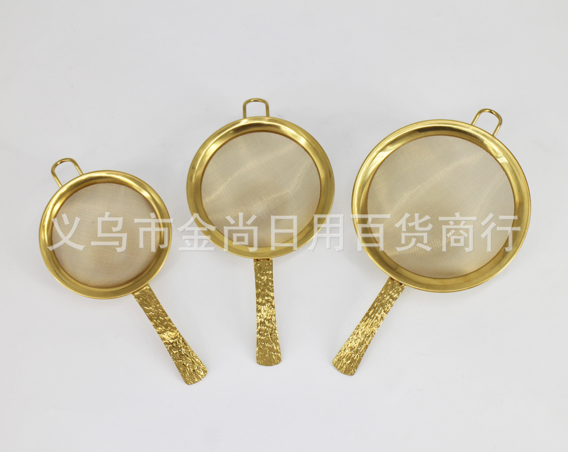 不锈钢树纹柄40目网漏304网豆浆果汁过滤网筛家用厨房滤网筛漏勺详情3