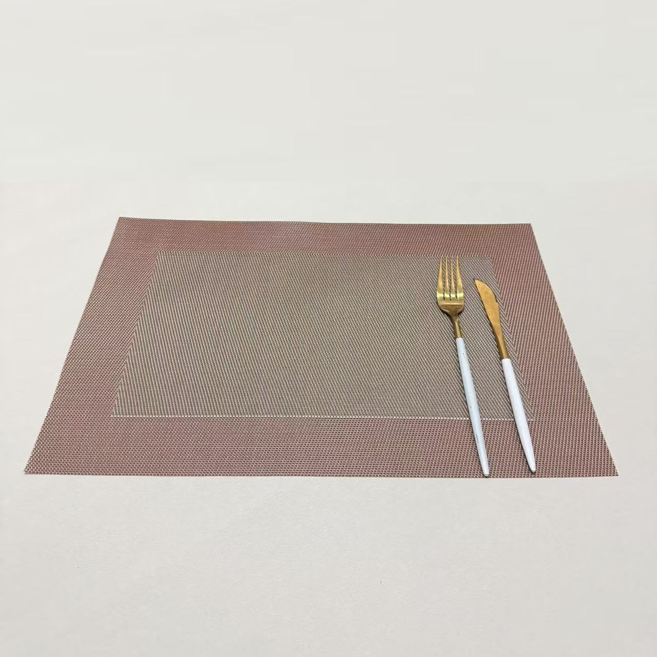 方框环保餐垫欧式PVC西餐隔热垫长方形日式简约餐桌垫杯垫碗垫详情18