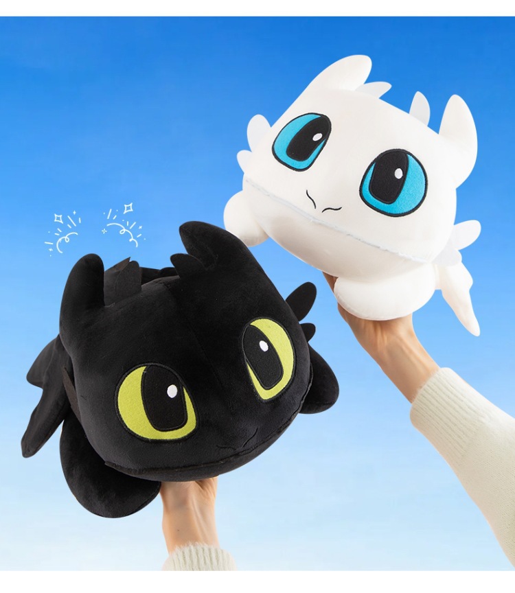 跨境玩偶新款卡通小飞龙潮玩公仔毛绒玩具趴款无牙仔公仔抱枕玩偶秀绒玩具批发详情5