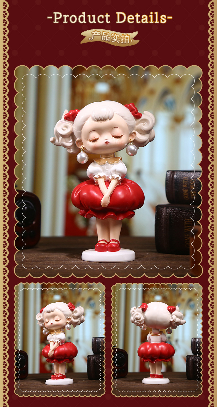 Pearl Girl Lustrous ornaments, resin dolls, trendy toys, cute desktop decorative ornaments, doll wholesale pic 9