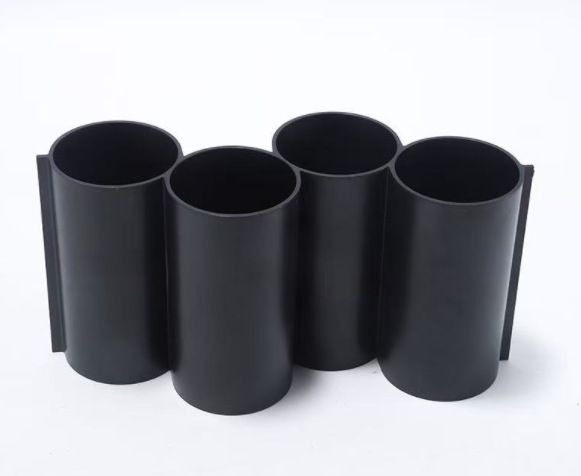 Four-compartment round black chopstick cage, multi-functional classification, chopsticks, spoons, spatula, soup spoons, kitchen storage plastic rack pic 5