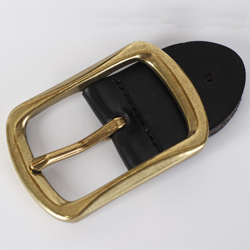 活动款纯黄铜扣头3.8cm实心铜扣子腰带配件服装配饰腰带腰链腰封用详情5