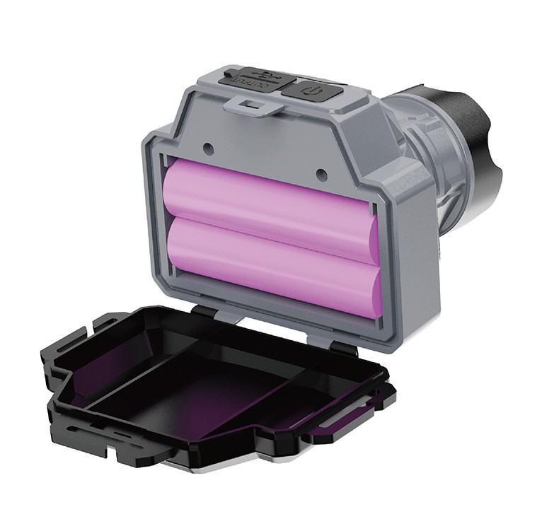 Rechargeable headlamp, high-intensity floodlight, headlamp body, outdoor sports, night running, work flashlight, multi-functional headlamp pic 14