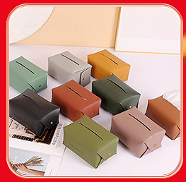 Cross-border leather storage tray, Nordic InS-style desktop entrance key, cosmetics, jewelry, leather organization and storage tray pic 5