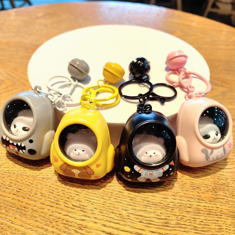 小熊钥匙扣包包挂件网红氛围灯钥匙链爪机礼品小礼物详情2