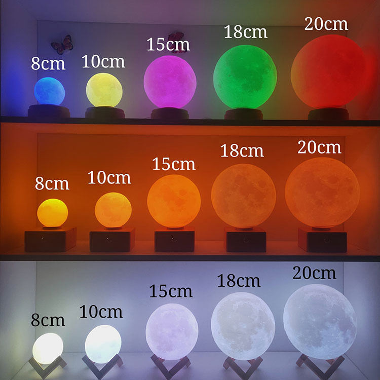 跨境月球灯USB充电小夜灯星球灯七彩触摸LED床头台灯创意生日礼物详情6