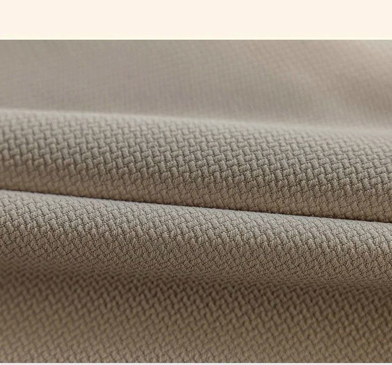 Double-sided rice-grain cotton matcha green cotton linen curtains, fully light-blocking modern light-blocking curtain fabric for bedrooms, balconies and living rooms pic 17