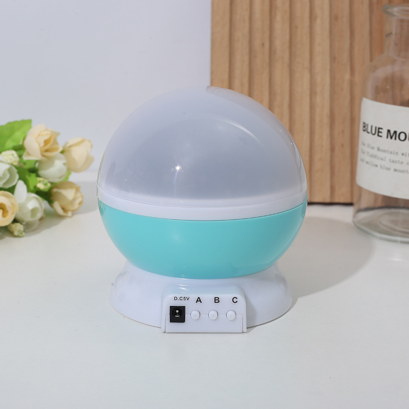 Mini starry sky projection lamp, projector, seven-color rotating night light, starry sky table lamp, foreign trade supply head factory pic 13