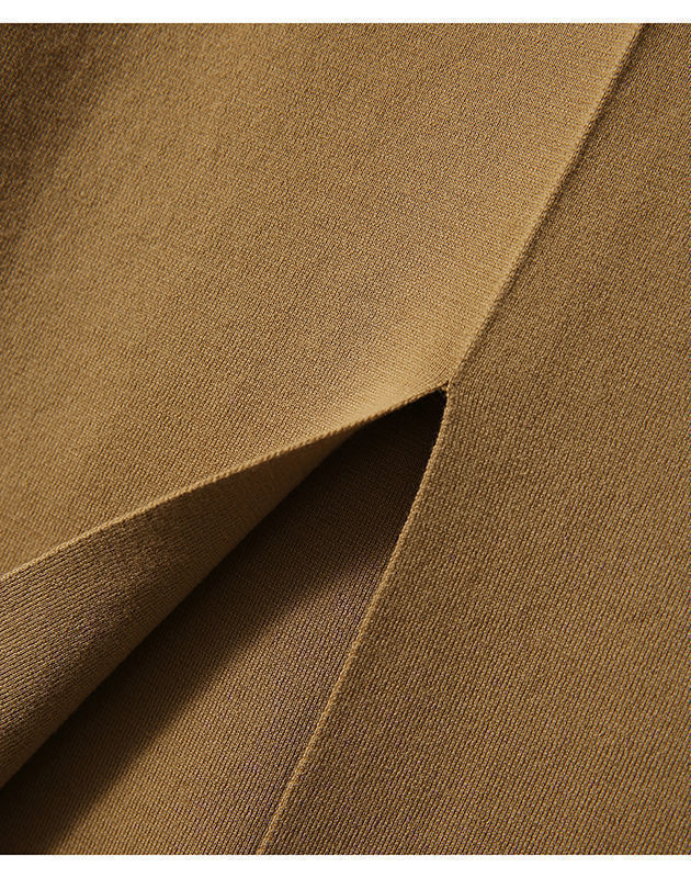 高端精品法式慵懒风秋质显瘦款美丽奴羊毛针织外套+阔腿裤裙套装详情18