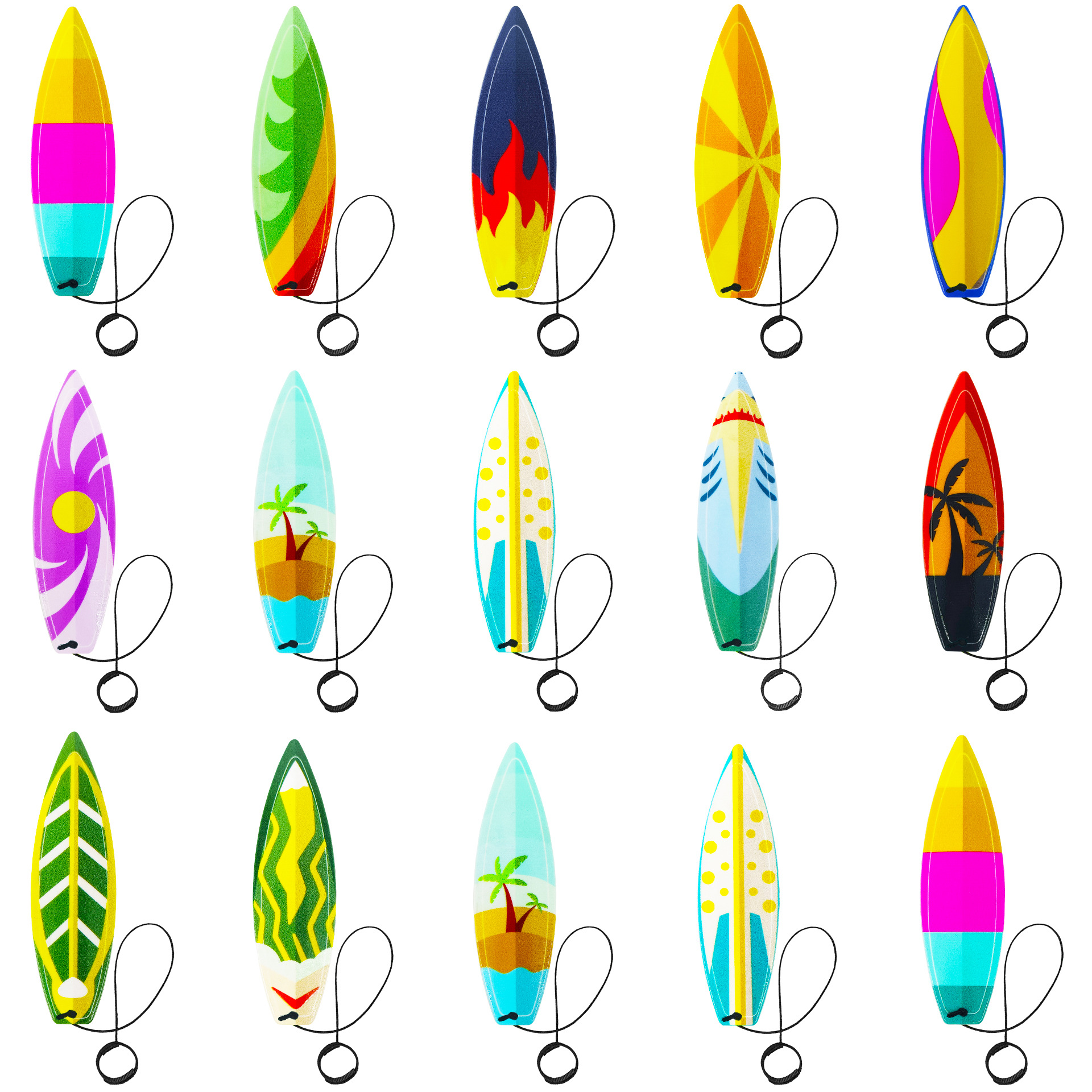 Finger surfboard Creative printed finger surfboard, thumb tip air surfing stress-relieving toy pic 3