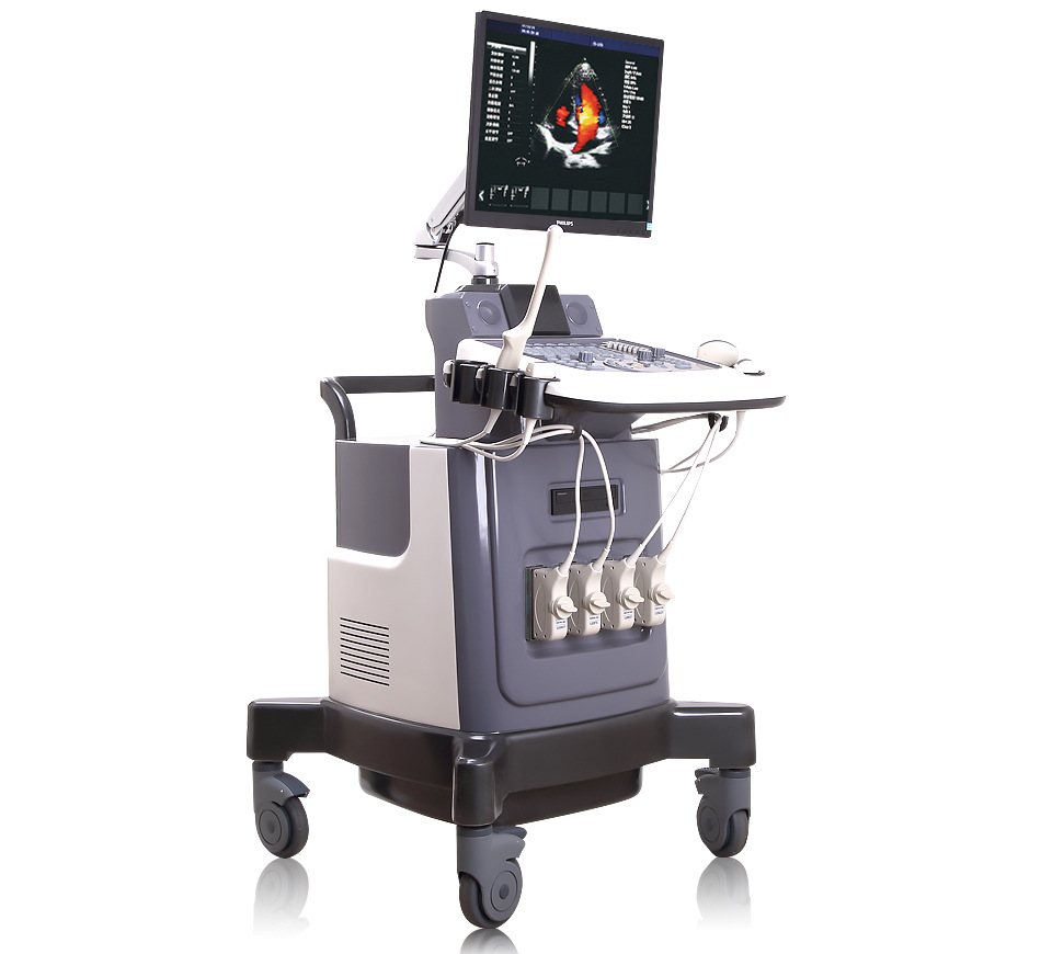 Foreign trade exclusive supply medical Color Doppler ultrasound machine Trolley Color Doppler cart vertical color B-ultrasound Doppler pic 6