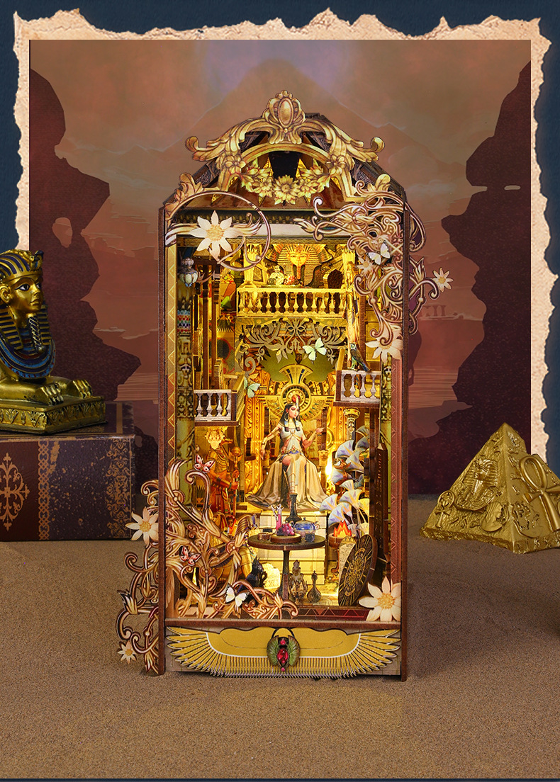 佳特3D立体书立寻迹迷城diy书立拼装书立diy小屋立体书立手工模型详情5