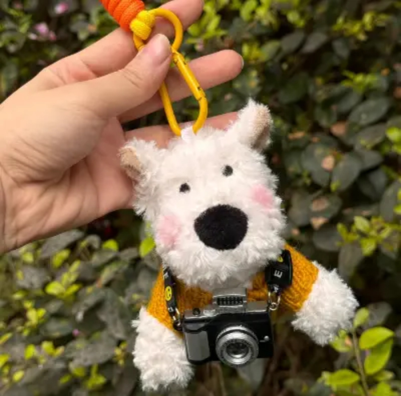 Best-selling Blind West Highland pendant, sloppy dog keychain accessory, creative doll bag, hanging dog pendant, small gift pic 14