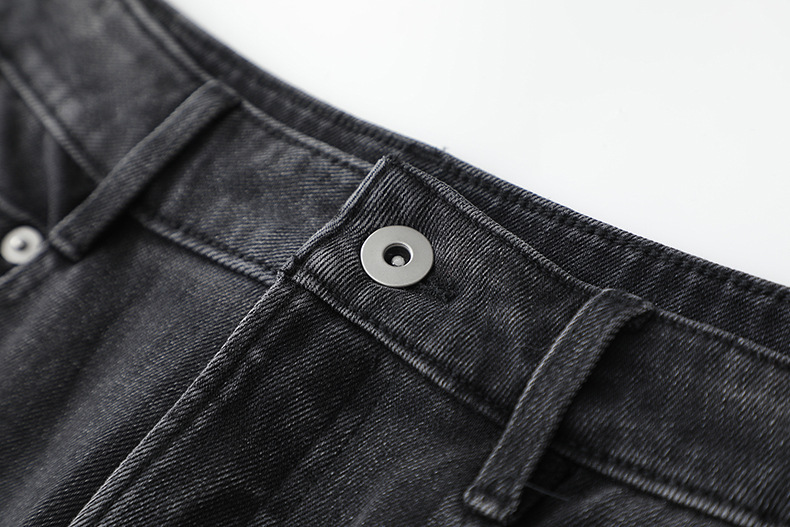 2025春款摩登复古水洗牛仔裤 显高显腿长高腰宽松百搭直筒阔腿裤详情37