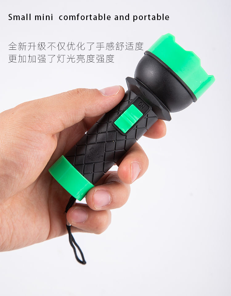 Factory direct sales of handheld mini flashlights with replaceable batteries and No. 5 batteries. Portable small flashlights for student dormitories pic 3