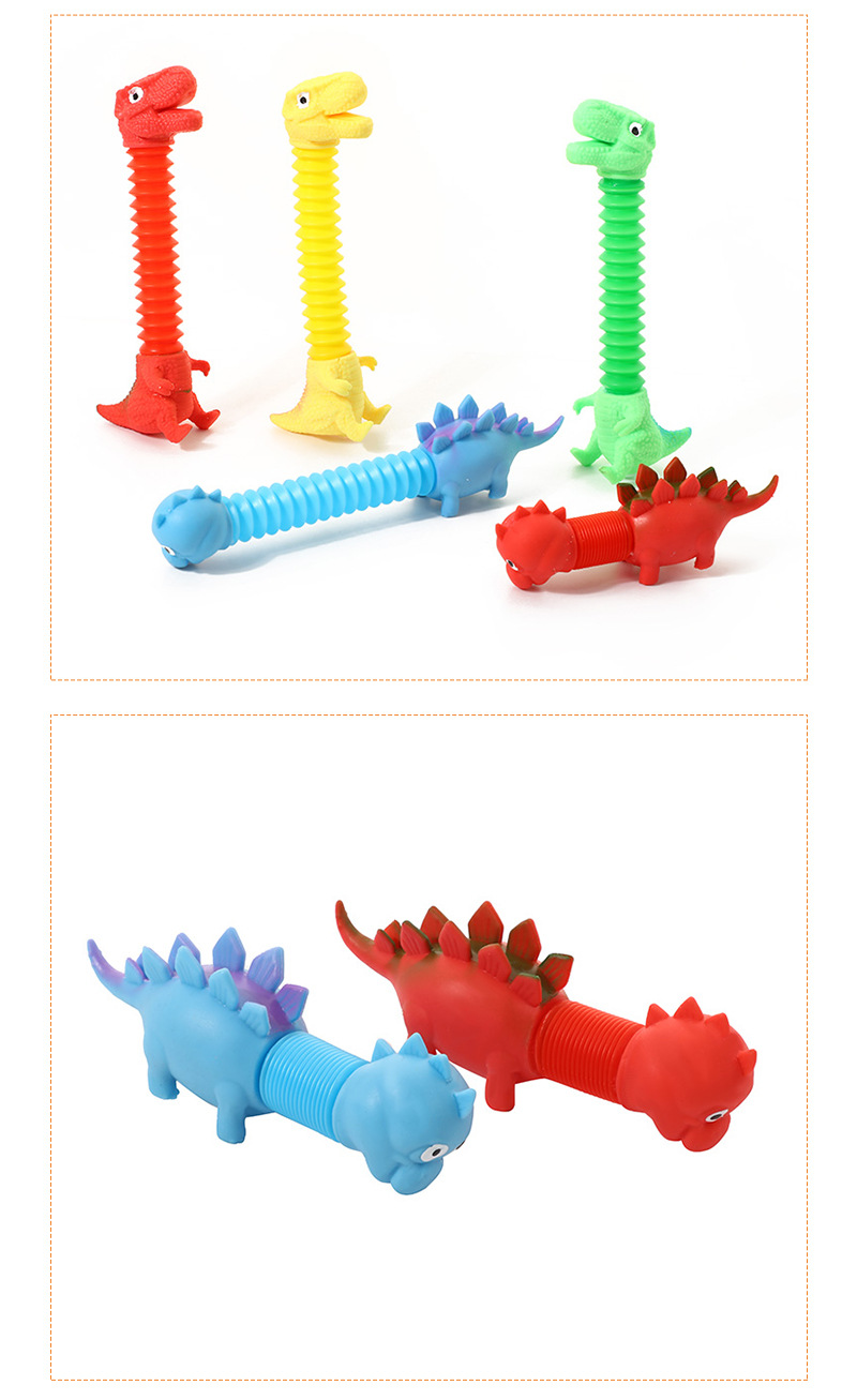 厂家直供创意伸缩恐龙 tpr解压玩具可爱回弹恐龙卡通发泄解压玩具详情11