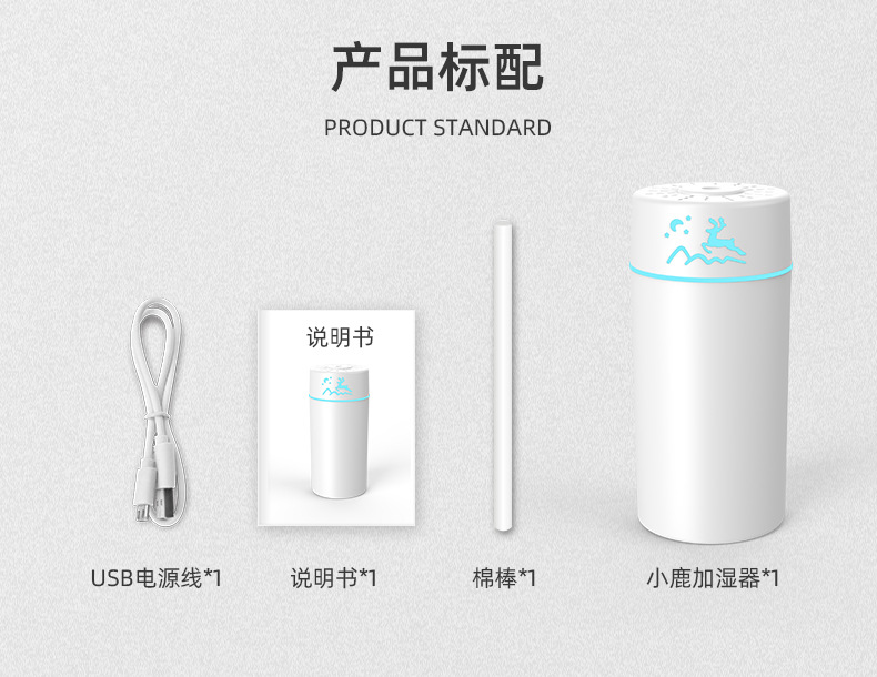 New type of humidifier, home and office silent USB air humidifier, fog volume water replenishment spray machine, factory direct sales M142 pic 21