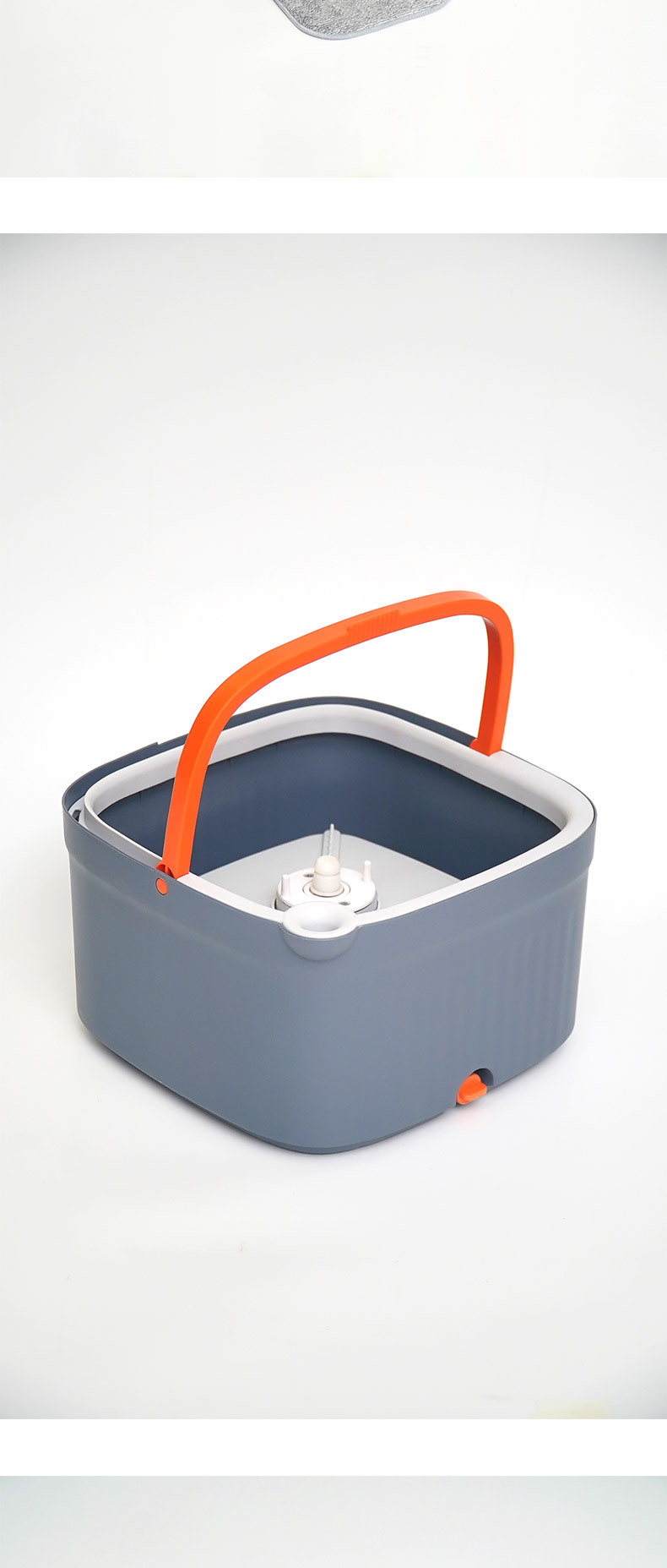 Household sewage separation mop, hand washable rotating mop, large panel, dry and wet dual-purpose cleaning mop, one mop clean pic 6