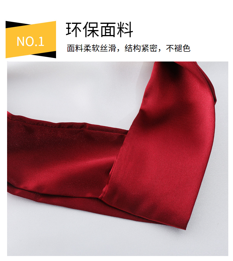 仿真丝发带ins同款舒适松紧头带现货简约时尚OL纯色交叉发箍发圈详情10