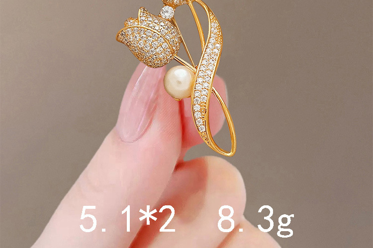 Butterfly brooches for women, high-end and niche, wholesale high-end pins, elegant and fixed clothes, suits, pearl accessories pic 3