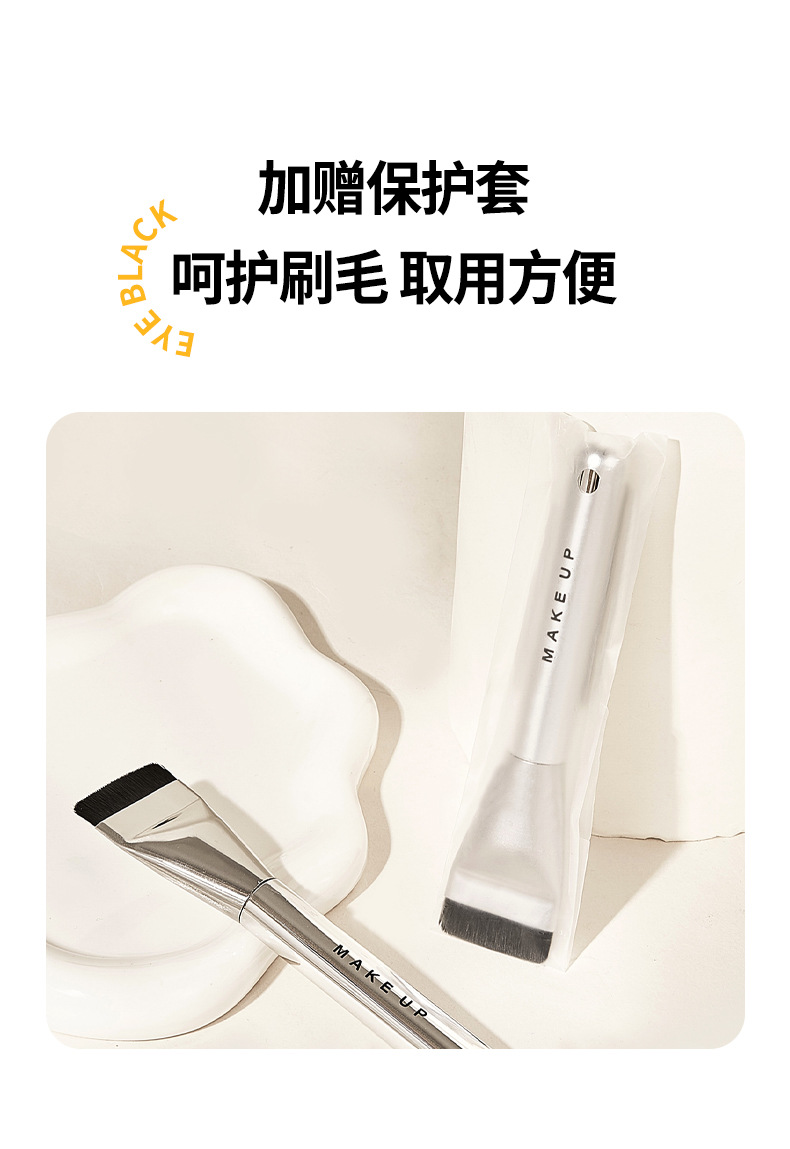 JONBOS Foundation Brush, a flat-head brush that leaves no trace, is a special makeup brush for makeup artists and a tool for applying foundation liquid pic 10